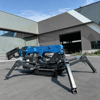 Grue araignée mobile pour travaux intérieurs et extérieurs, grue araignée de construction avec ventouse pour verre et flèche télescopique – Prix