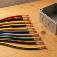 Fil de cuivre flexible pour camping-car 450/750V pour compresseur d'air, ligne d'assemblage en usine, distribution d'énergie et système de contrôle