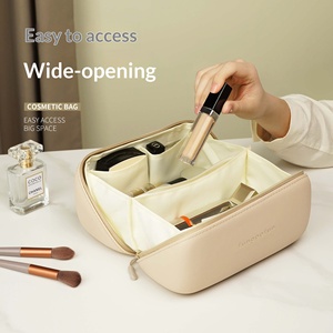 Sac de maquillage en EVA imperméable <span class=keywords><strong>et</strong></span> écologique, grande capacité, organiseur de cosmétiques, sac de toilette personnalisé OEM, étui structuré, facile à nettoyer - Product Image 5