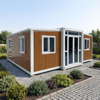 Maison conteneur pliable polyvalente pour un rangement et une mobilité pratiques - Idéale pour les kiosques de vente mobiles
