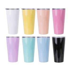 16オンス二重壁ステンレス鋼トラベルタンブラーカップ真空断熱コーヒーマグ蓋付き - Product Image 6