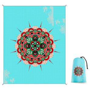 Tappetino da Spiaggia 140*200cm Piccolo e Portatile per Picnic all'Aperto <span class=keywords><strong>Campeggio</strong></span> Tappeto da Prato Impermeabile e Resistente all'Umidità - Product Image 6