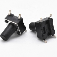 Mini interrupteur tactile momentané à bouton-poussoir micro 6x6, 6x6x8 SMT, interrupteur tactile de déverrouillage et de réinitialisation, SMD 6*6*8 mm