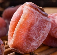 Nouvelle récolte, bon goût doux, fruit de kaki rouge séché, biologique, cru, pur, kaki séché avec givre blanc
