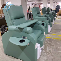 Fauteuil de pédicure de luxe à prix de gros pour spa des pieds, station de pédicure électrique, fauteuil de manucure et pédicure pour salon de beauté