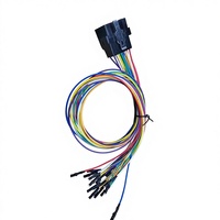 Câble adaptateur universel OBD pour programmation, connecteur de raccordement, kit de ligne de diagnostic en PVC pour véhicules essence, diesel, motos et automobiles