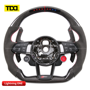 Volante Deportivo de Fibra de Carbono TDD LED para Audi A3/A4/A5/A6/A7/A8/Q5/Q7/TT/RS3 RS4 RS6 Personalizado - Product Image 4