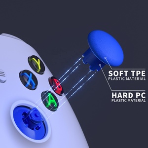 Pour manettes de <span class=keywords><strong>manette</strong></span> Xbox Series X/S-Capuchons de <span class=keywords><strong>manette</strong></span> interchangeables bleus - Product Image 5