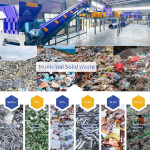 Gestion des déchets solides municipaux <span class=keywords><strong>MSW</strong></span> Tri des déchets d'usine Ligne de machine de tri des déchets - Product Image 4