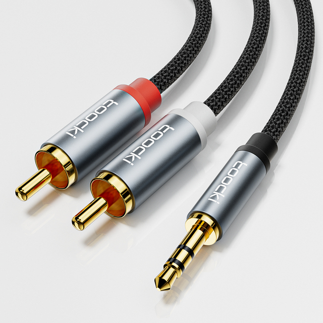 Toocki Hi-Fi 3.5mm AUX Audio Cable Male to Male Noise Free Original Sound Type C 3.5mm Universal Audio Cord for Phone Speaker
