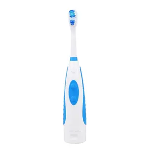 IPX4 Waterproof Level LFGB Food Grade Battery Powered Adult Oral Hygiene Soft Bristle Electric Toothbrush