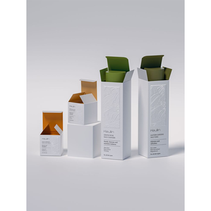 Custom for Biodegradable Brown Kraft <b>Paper</b> F Flute Folders Tuck Top Bottom Hand Cream <b>Packing</b> Box High-End Matt Lamination - Product Image 3