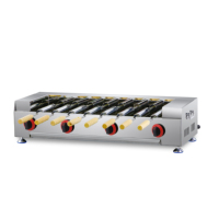 Machine commerciale à gâteaux cheminée au gaz, four horizontal hongrois pour bretzels, machine à cornets de glace et à pain cheminée