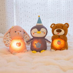 Jouet musical électronique en peluche pour bébé, ours respirant amusant, lapin électronique personnalisé - Product Image 6