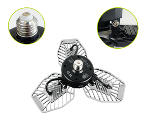Nuevo Diseño de Lámpara LED para Almacén de 60W, Súper Brillante, Ajustable, con Sensor de Inducción Automático, Modelo WD-101 - Product Image 5