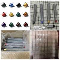 Couvercle personnalisé compatible avec les capsules de café en aluminium Nespresso, boîte d'emballage pour capsules de café Nespresso