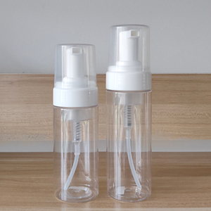 Biểu Tượng Tùy Chỉnh Rõ Ràng 100Ml 120Ml 150Ml 200Ml Pet Mousse Tạo Bọt Cleaner Chai Make up Làm Sạch Bọt Chai - Product Image 6