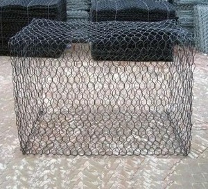 Galfan Hàn gabion tường chắn 200x100x50 Hàn gabion hộp 2x1x0.5m gabion giỏ đá Lồng hàng rào vườn giá - Product Image 3
