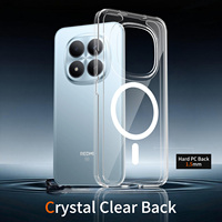 Funda Transparente para Redmi Note 15 Pro+ al por Mayor de Fábrica, con Cubierta Trasera Anti-Rayones y Anti-Amarillamiento, Funda Magnética Transparente para Teléfono Móvil