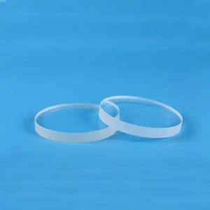 Fabricación de Ventanas Ópticas Redondas y Cuadradas de Sílice Fundida de Borosilicato Transparente Personalizadas con Recubrimiento Láser Visible para Uso Médico - Product Image 3