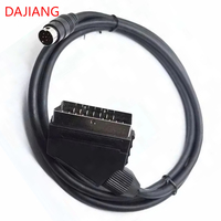 DAJIANG Kunden spezifischer Netz kabelst ecker OEM Mini Din 9-poliges Scart-Kabel Braid Shield ing Notebook Laptop Computer PC-Kabel