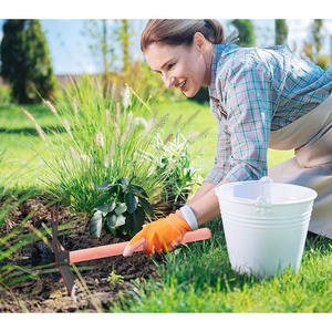 Azada de dos piezas de grado industrial IDEAL STAR de punta estrecha 500 Gr Mango de acero al carbono Código 4313002 - Product Image 5