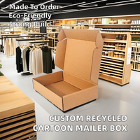 Boîte d'expédition en carton ondulé vide de taille personnalisée en relief pour l'emballage de perruque de parfum alimentaire