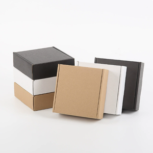 Bordeauxrode vouwbare verpakking met aangepast logo, milieuvriendelijk, biologisch afbreekbaar, gerecycled materiaal, vierkante golfkartonnen wijnverpakking verzenddoos - Product Image 4
