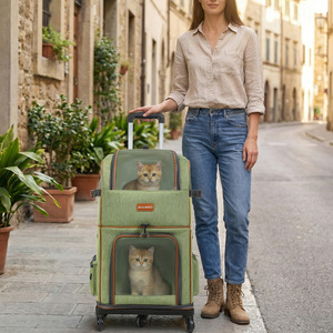Tas Jinjing Hewan Peliharaan Lapis Ganda Polyester Langsung dari Pabrik untuk Kucing dan Anjing, Tas Plastik Portabel dan Bernapas untuk Kotoran Kucing - Product Image 3