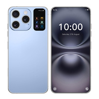 Téléphone portable 16 Pro Max, smartphone pas cher, téléphone de jeu, téléphone mobile Android 14, fonctionnalités 5G, smartphone