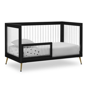 Lit bébé à hauteur réglable en 3 positions avec fonction canapé-lit, lit d'appoint multifonctionnel pour bébé, évolutif avec berceau pour nourrisson - Product Image 1