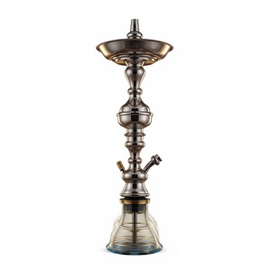 Offre de gros premium : Ensemble chicha égyptienne classique Mesri MES058 Argent - Product Image 1