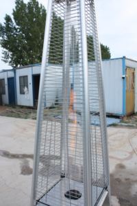 Estufa de <span class=keywords><strong>Gas</strong></span> Decorativa para Exteriores, Calentador de <span class=keywords><strong>Terraza</strong></span>, Fogatas de Propano de Acero Inoxidable - Product Image 3