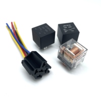 Relé Automotriz con Arnés de 24V 40A y 4 Pines SPST para Automóviles, Camiones, Camionetas, Motocicletas, Barcos y Rastreadores GPS