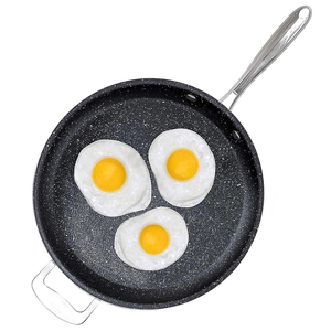 High Quality Ceramic Nonstick Aluminium Frying <b>Pan</b> Stainless Steel Handle <b>Induction</b> Bottom 3-4L Capacity for Gas <b>Induction</b> - Product Image 3
