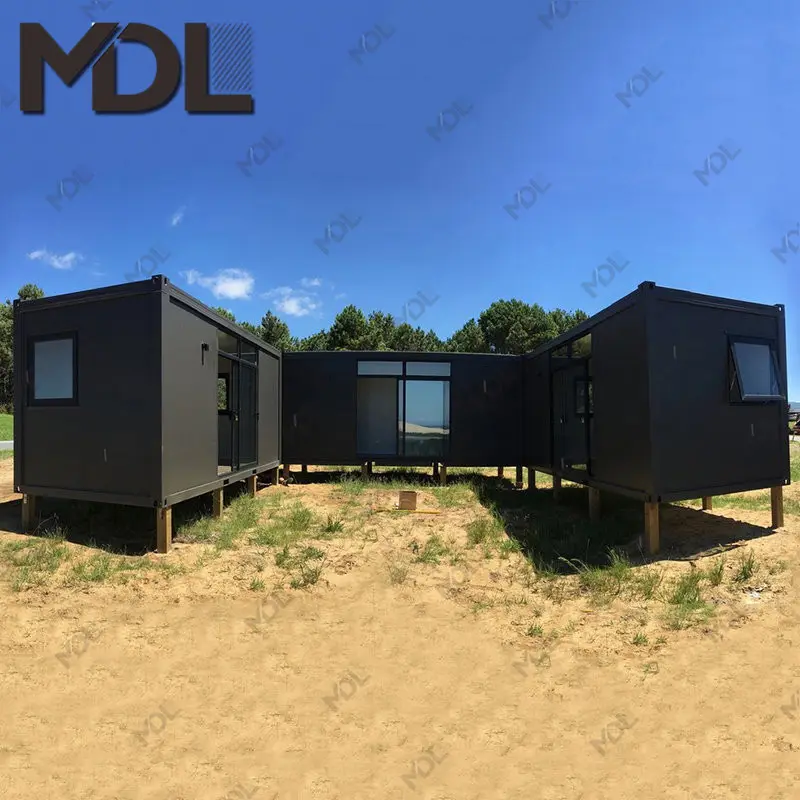 China supply 20 40 feet prefab shipping container home mobile luxury modern container house for sale