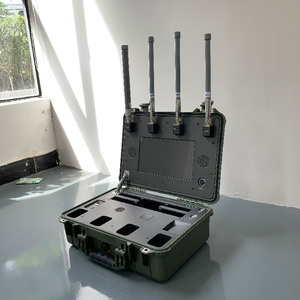เครื่องตรวจจับความปลอดภัยแบบพกพาเครื่องตรวจจับโดรน30MHz-6GHz ย่านความถี่5km รัศมี30 + drones ตรวจจับพร้อมกัน360 ° เต็มน่านฟ้า - Product Image 6