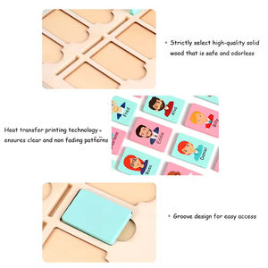 Gioco da Tavolo in Legno per Bambini EDULAND - Indovina Chi Sono per Bambini dai 5 ai 7 Anni, Esercizio di <span class=keywords><strong>Ragionamento</strong></span> <span class=keywords><strong>Logico</strong></span> e Memoria, Giocattolo Educativo - Product Image 2