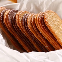 OEM Halal Vente en gros Gaufrettes croustillantes sucrées saveur fruitée Boîte de 2,5 kg en vrac Snacks exotiques Biscuits