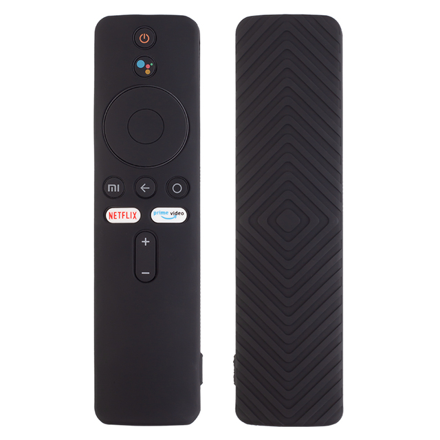Soft Silicone Waterproof Sleeve Case for TV Remote Control with Rolling Code Mi Box S 4K TV Stick Compatible 4 Buttons