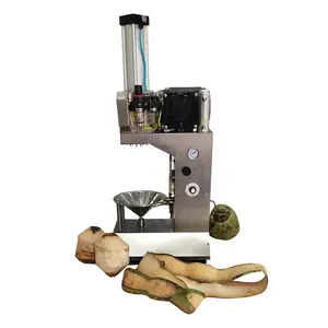 Electric Green Coconut Automatic Husk Remove Grater Peeler Dehusk Scraper Open Opener Cutter Cut Peel Machine