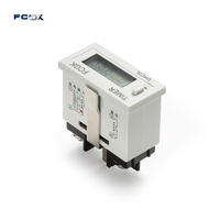 Compteur d'heures industriel DHC3L-6L 220v avec écran LCD numérique et fonction de réinitialisation, étanche, relais 6L 220v