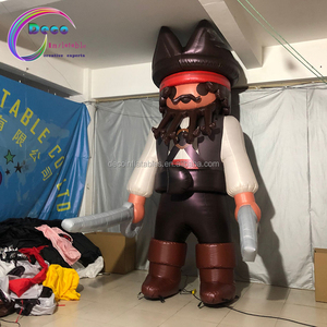 Inflatable captain jack event decoration Inflatable Cartoon Characters Pirate Captain with sword and pistol - Product Image 3