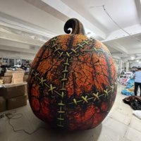 Citrouille Gonflable Géante pour Halloween, Décoration de Centre Commercial, Citrouille Crâne Gonflable pour Festival