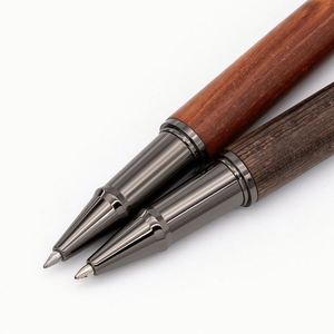 High Quality Luxury Custom Office Signature <b>Pen</b> Excellent Ballpoint Design 0.7mm Multi-<b>Colored</b> Ink Eco-Friendly Wooden Barrel - Product Image 3