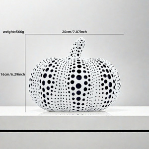 Arte de Calabaza Moderno de Tamaño Real Personalizado de Kangning para Decoración de Interiores en Halloween, Bodas y Acción de Gracias, Hecho de Espuma para el Hogar y la Sala de Estar - Product Image 3