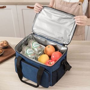 Bolsa Térmica para Almuerzo con Logotipo Personalizado, Plegable, Refrigerador de Comestibles, Ecológica, Reutilizable para Empacar Alimentos - Product Image 3