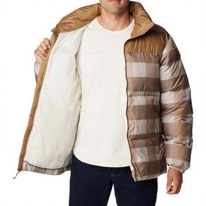 Casual Fashion Super <b>Warm</b> <b>Men</b> Winter <b>Jacket</b> Stand Collar Winter <b>Jacket</b> Plain Dyed Knitted <b>Jacket</b> - Product Image 1
