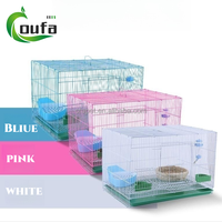 Cage à oiseaux en acier inoxydable, très vendue, pour perroquets, canaris, volière, grande cage d'élevage avec porte latérale