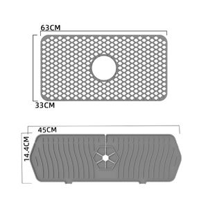 Al por mayor S024 Protector de silicona para fregadero, alfombrilla protectora de salpicaduras de agua, almohadilla deflectora para cocina - Product Image 2
